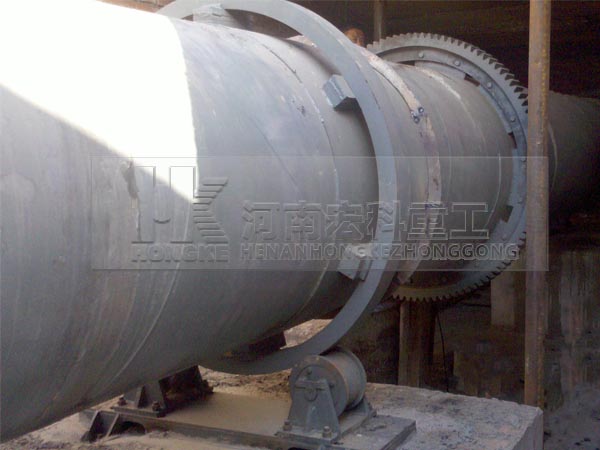 新疆哈密雙段陶粒回轉窯生產現(xiàn)場