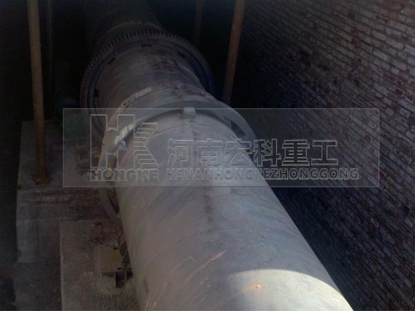 新疆哈密雙段陶粒回轉窯生產現(xiàn)場